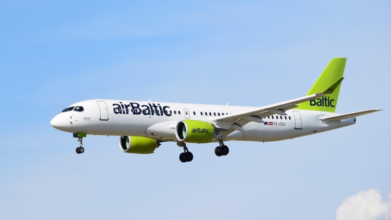 airBaltic plane. Photo: Sergio Torres Parra, Shutterstock