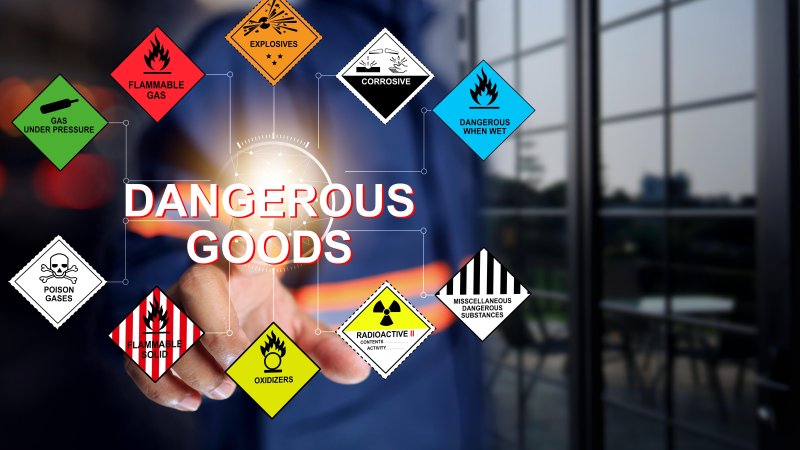 Dangerous cargo goods. Photo: Shutterstock