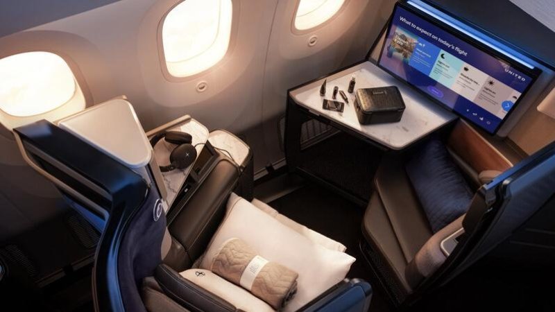 United's new suites. Photo: United Airlines