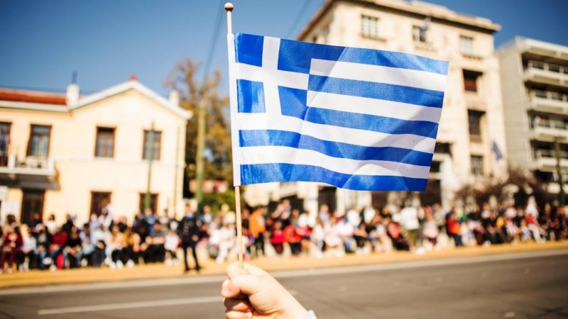 Greek flag. Phot: Shutterstock