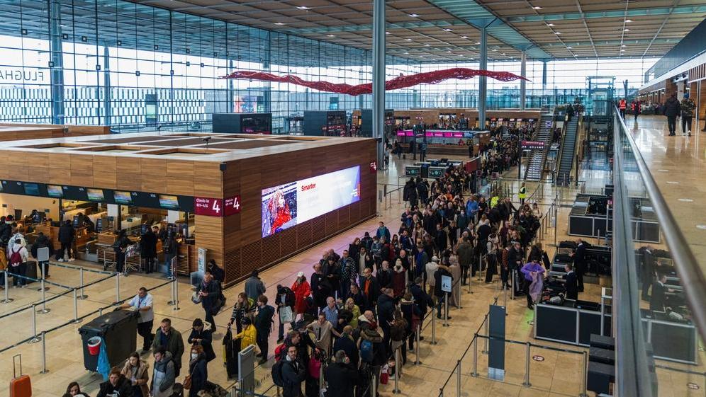 155 destinations, Brandenburg Airport. Photo: Shutterstock
