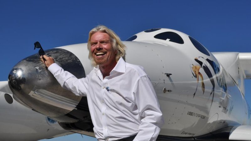 The Founder and Face of Virgin Galactic, Richard Branson. Photo: Shutterstock