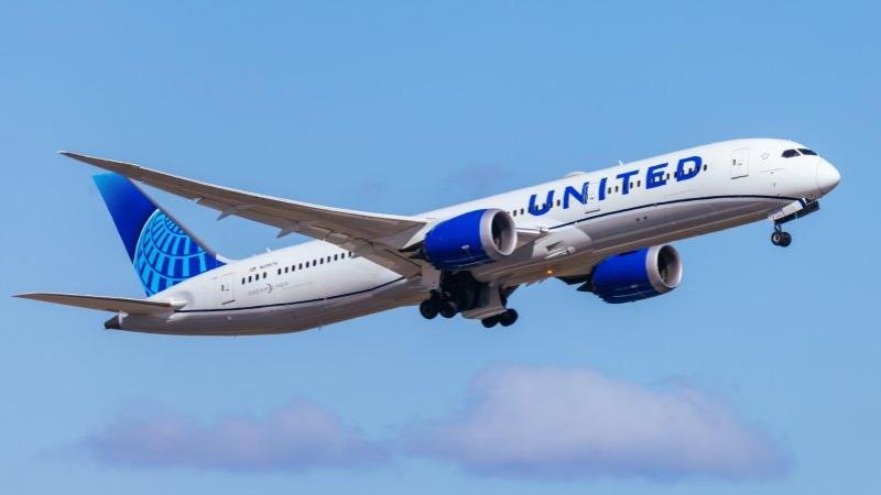 United's 787 Dreamliner. Photo: Shutterstock
