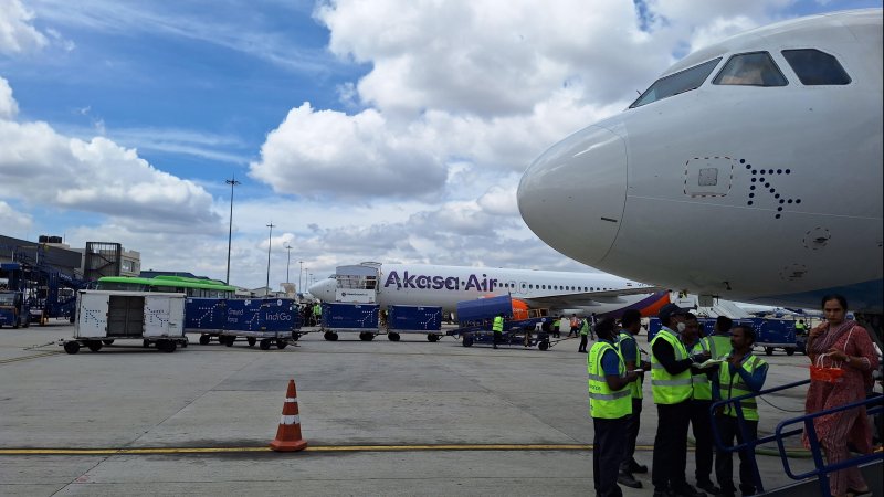 Akasa Air. Photo: Paulose NK / Shutterstock