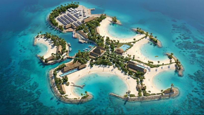 MSC unveils new private island: Sandy Cay in the Bahamas. Photo: MSC