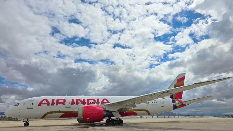 Air India's fully retrofitted VT-ANT at San Bernardino, USA. Photo: Air India