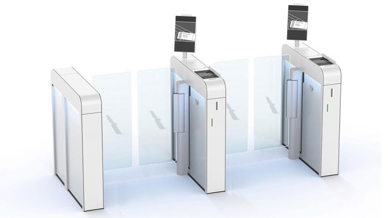 Smart gates at Dallas airport. Photo: American Airlines