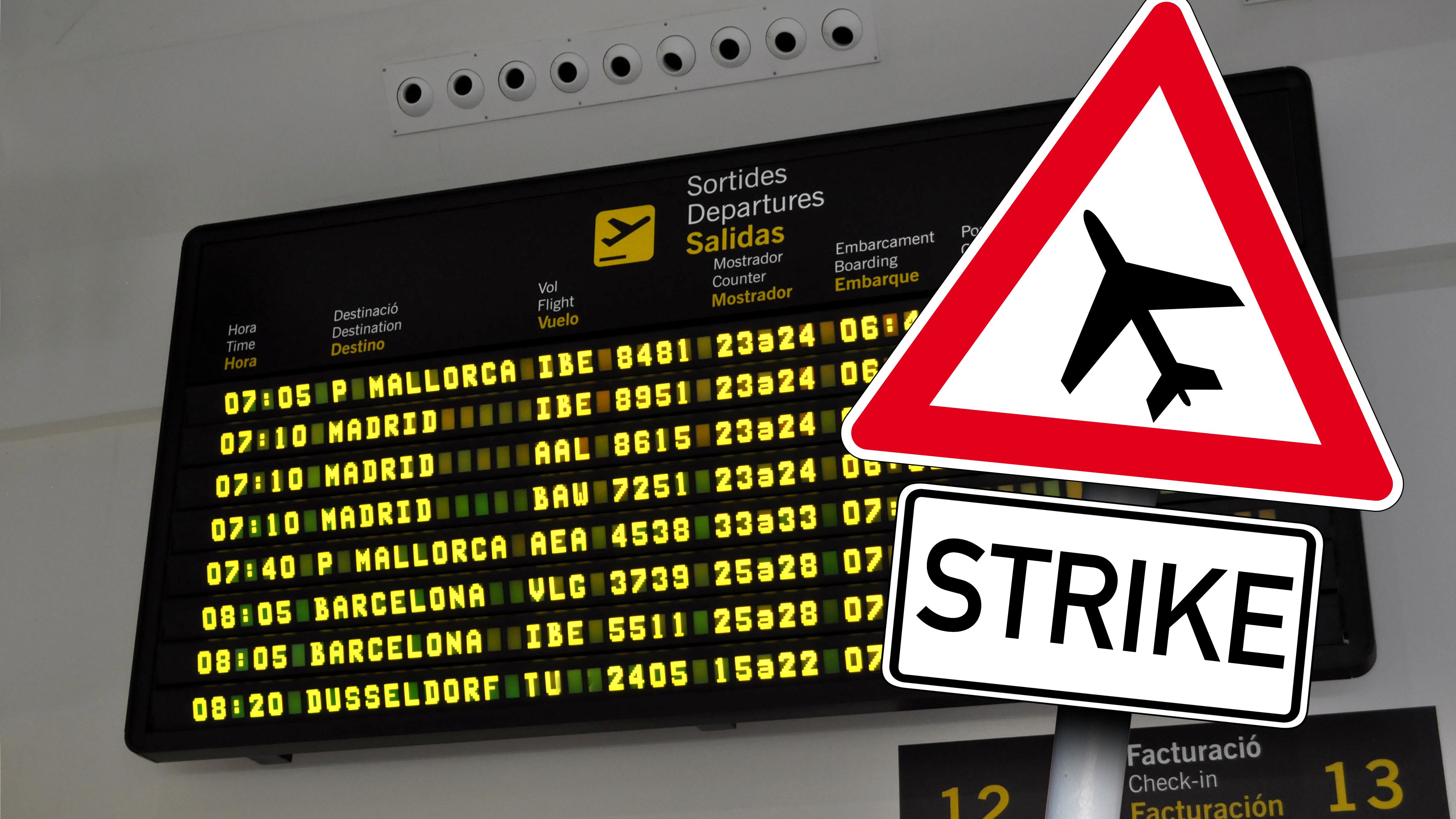 Lufthansa pilots on strike. Photo: Shutterstock