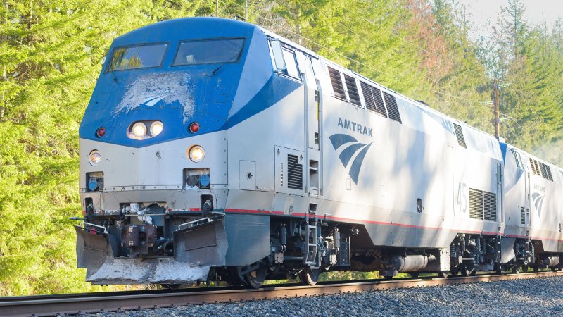 Amtrak train. Photo: Ian Dewar Photography / Shutterstock