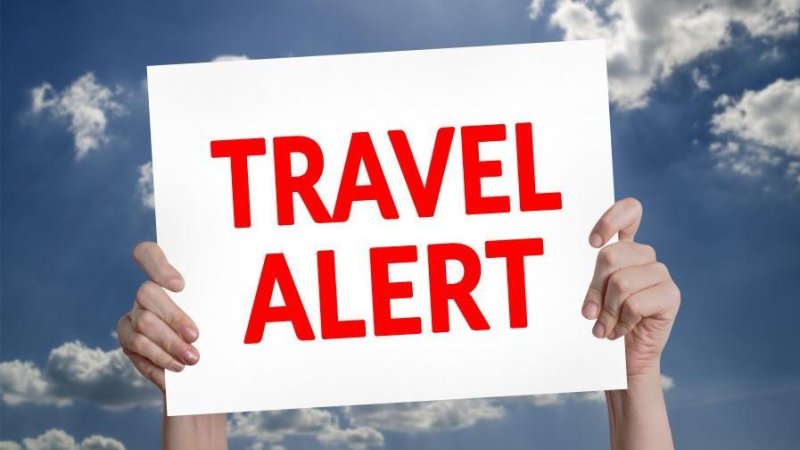 Travel warning. Photo: Shutterstock