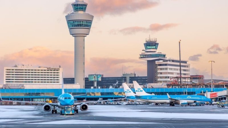 KLM at Schiphol Airport. Photo: Thomas Roell / Shutterstock