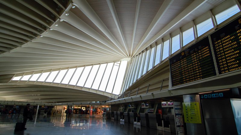 Bilbao Airport, Spain. Photo: z-l e x / Shutterstock.com