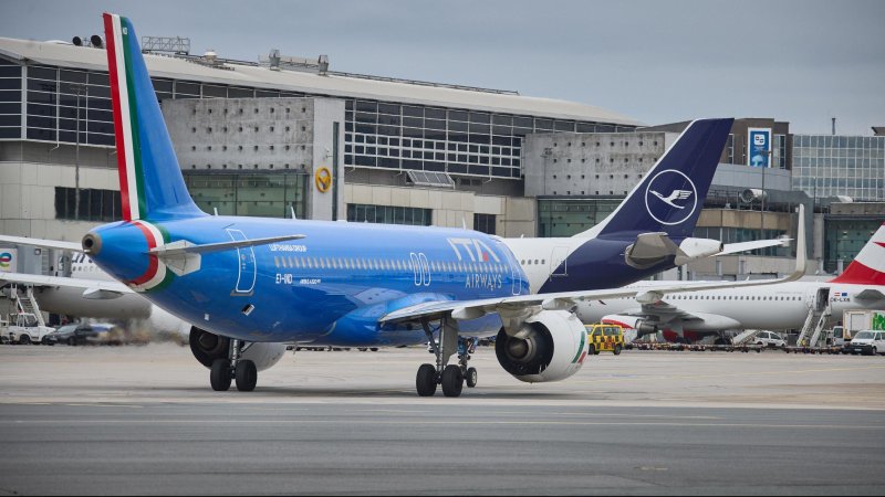 ITA Airways A320neo aircraft in Frankfurt. Photo: ITA Airways