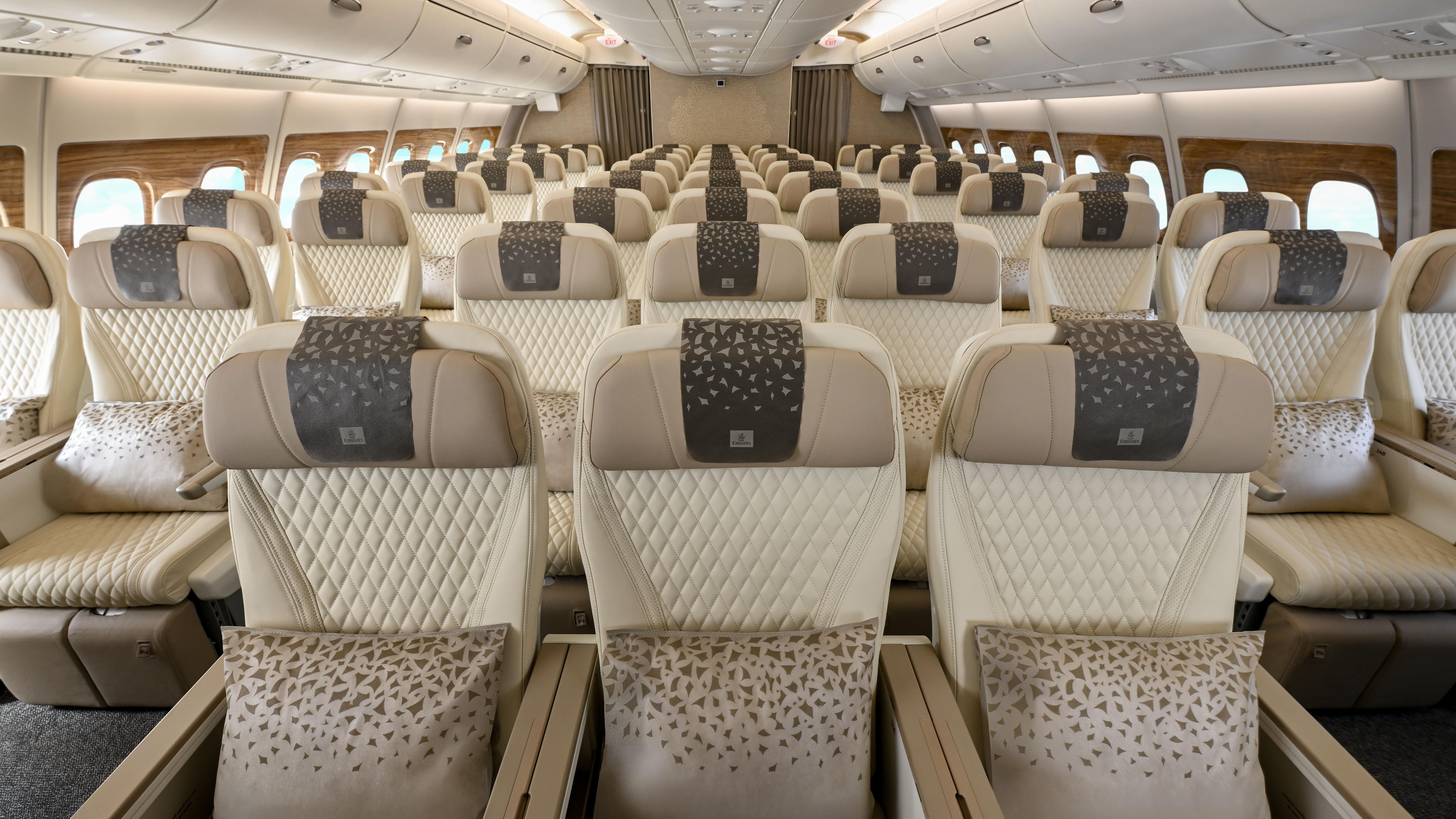 Emirates' upgraded premium class. Photo: Emirates