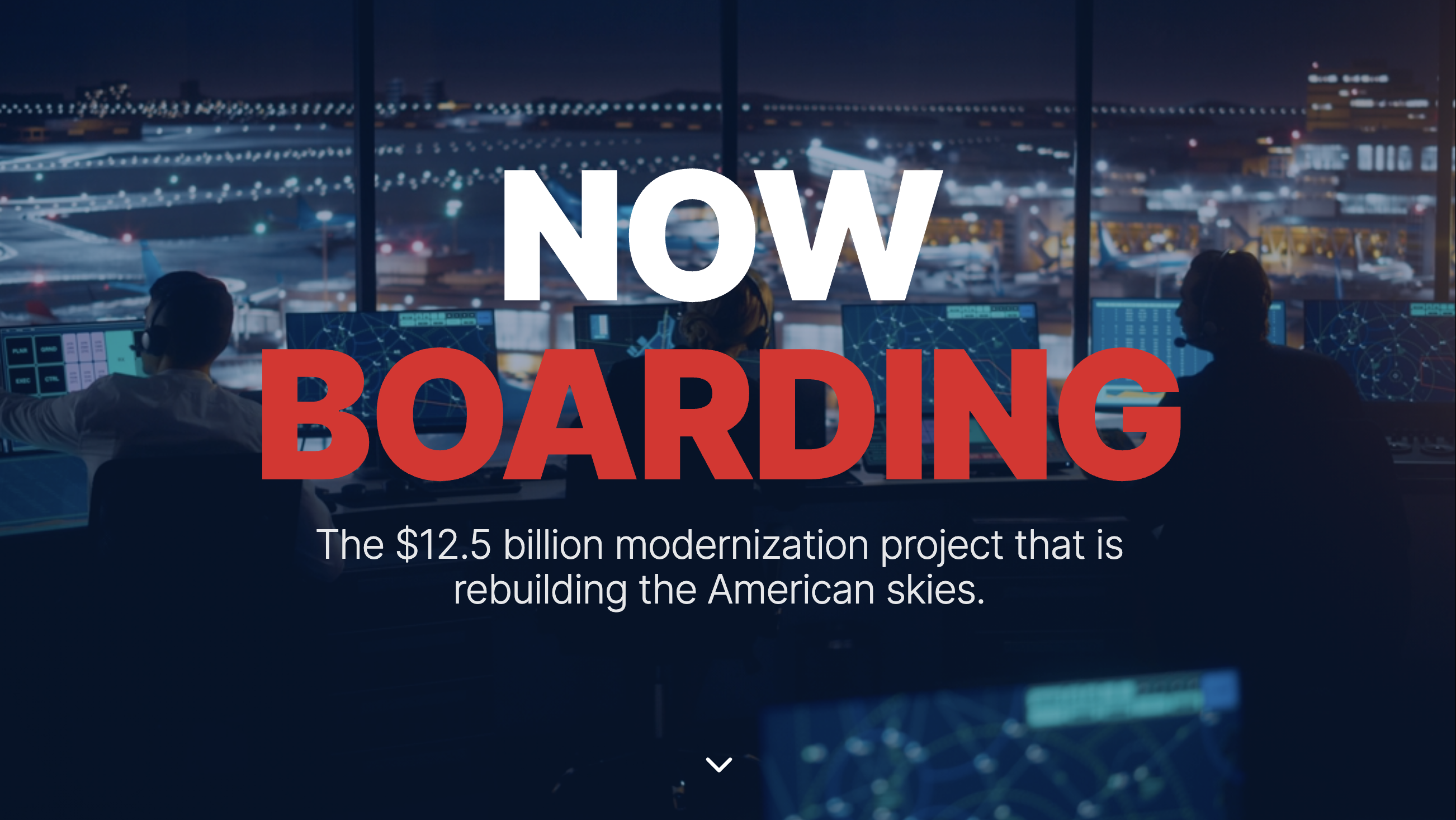 Screenshot from the FAA's new "Modern Skies" website