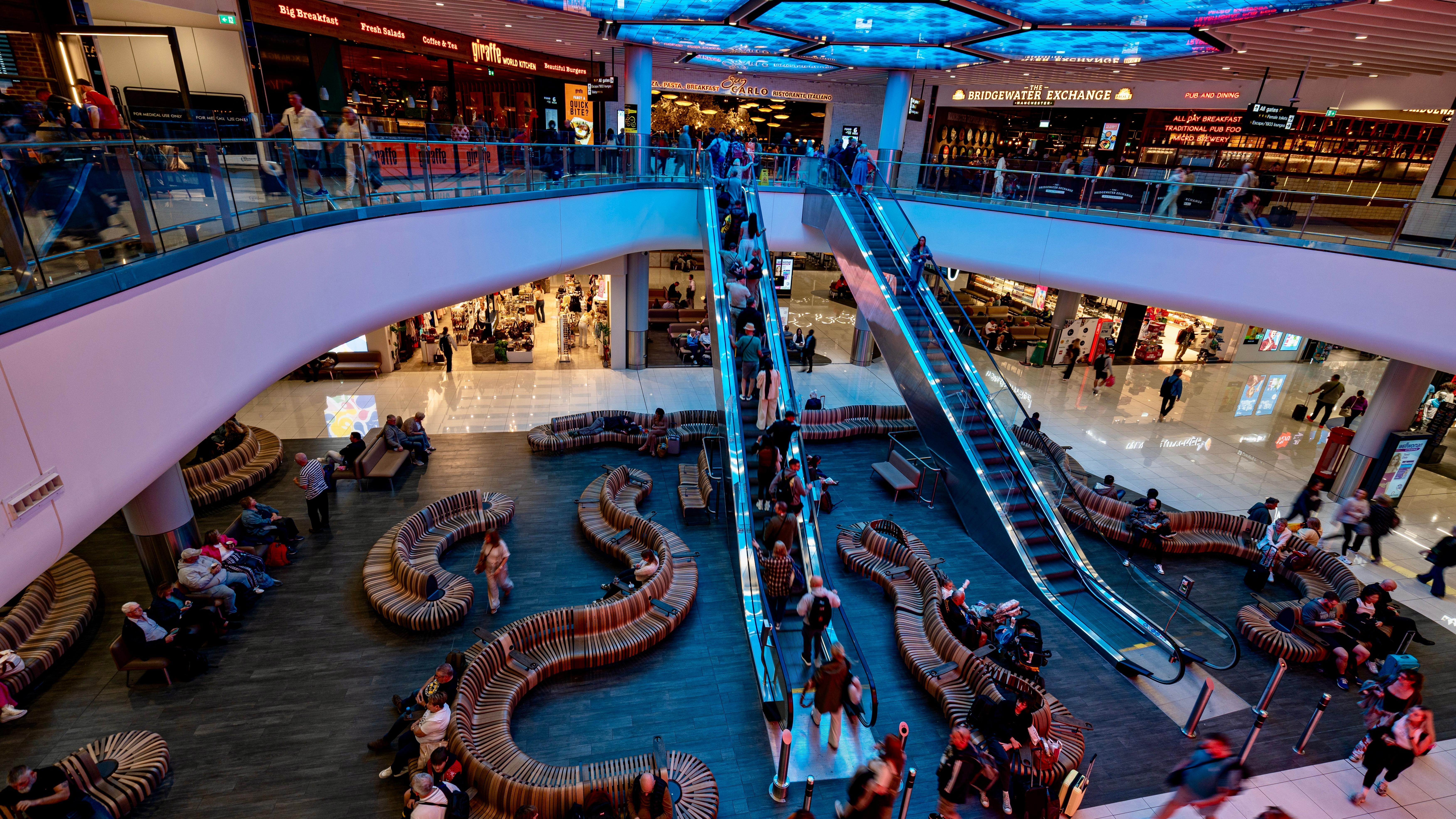Terminal 2 at Manchester Airport. Photo: RebeccaDLev / Shutterstock.com