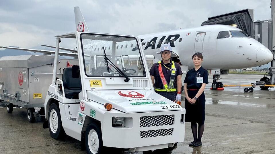 First-of-its-kind experiment with rice fuel. Photo: Japan Airlines