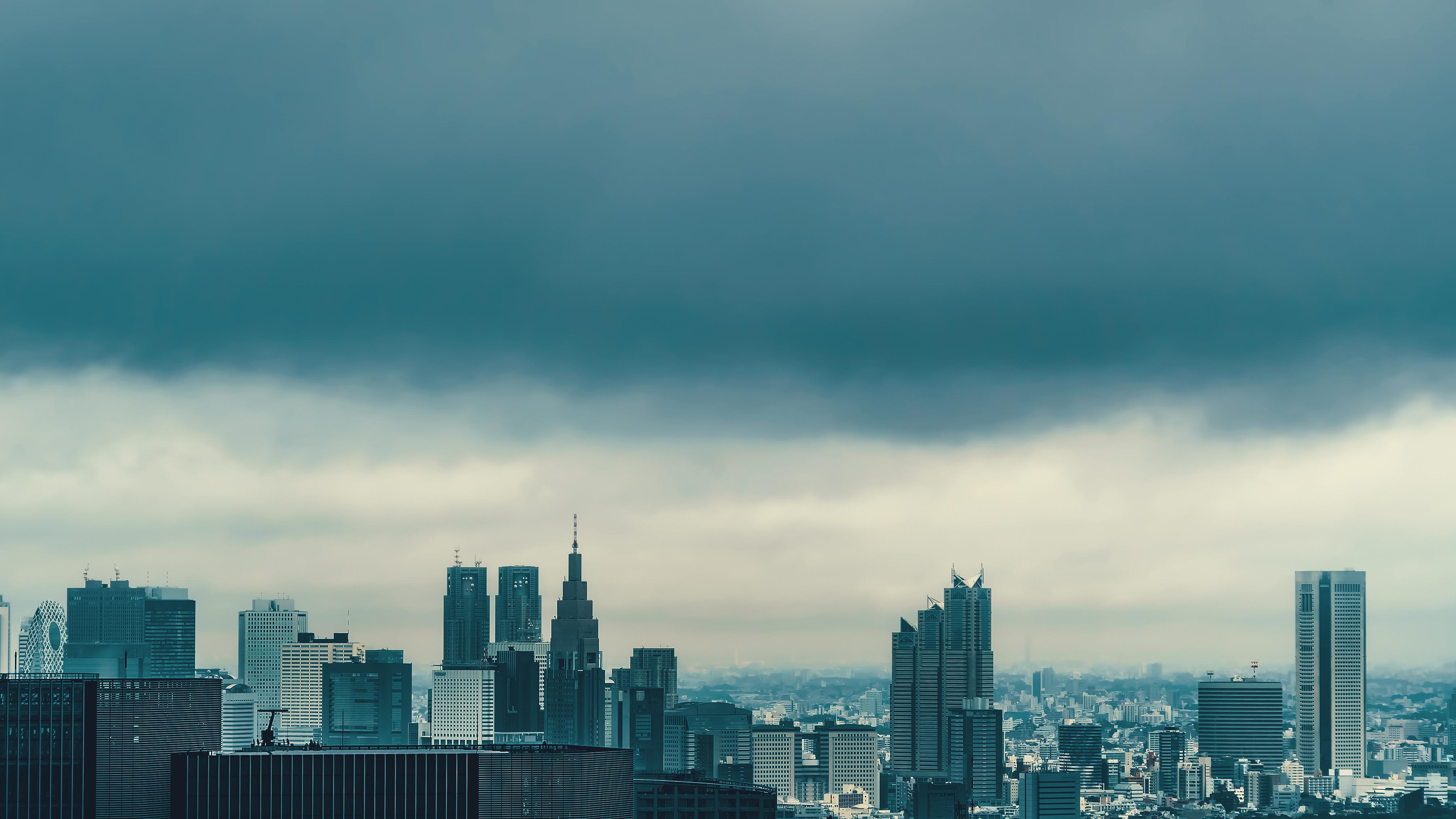 Tokyo ahead of storm. Photo: Shutterstock