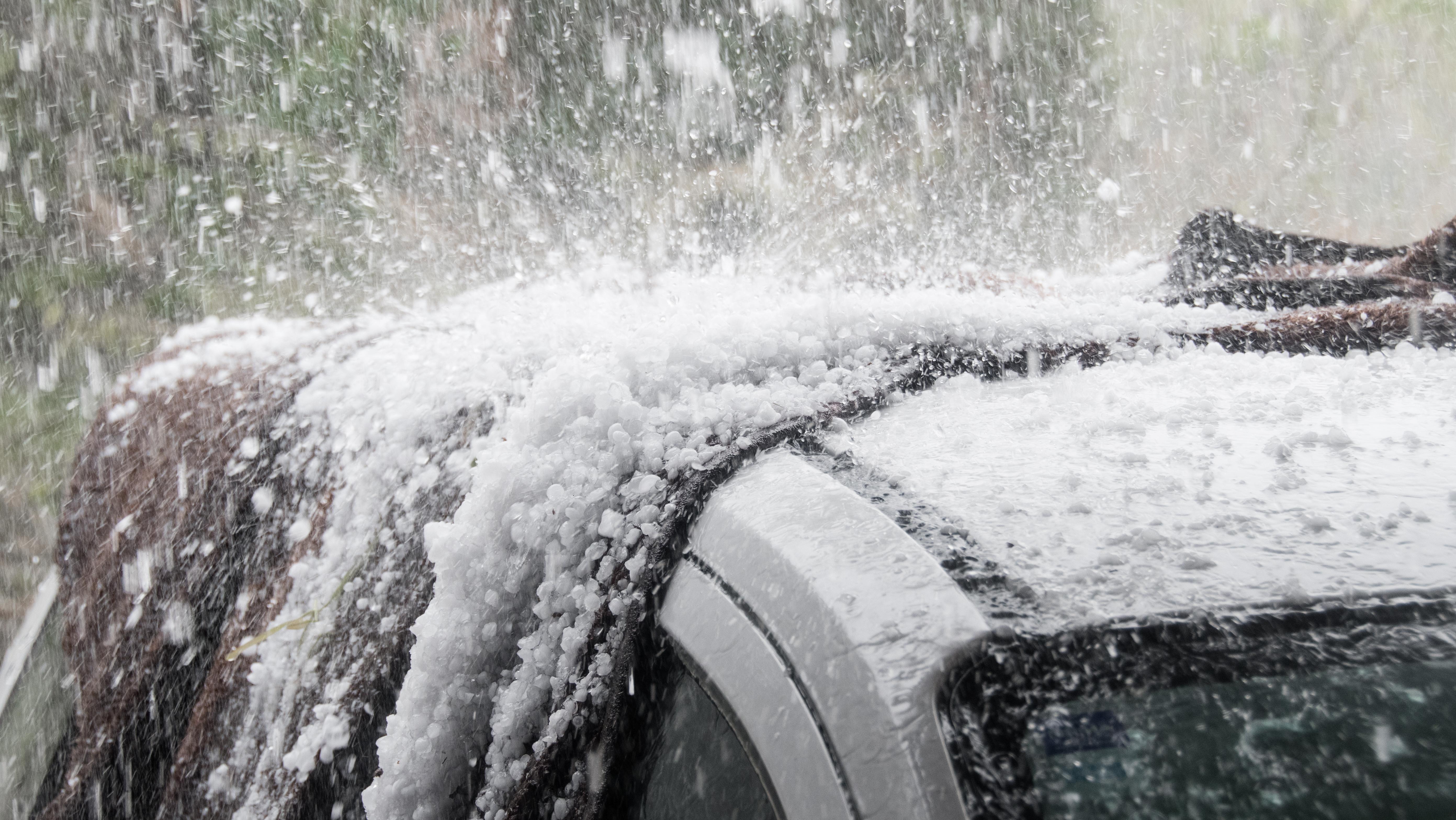 Hailstorm in Mexico City. Photo: Shutterstock