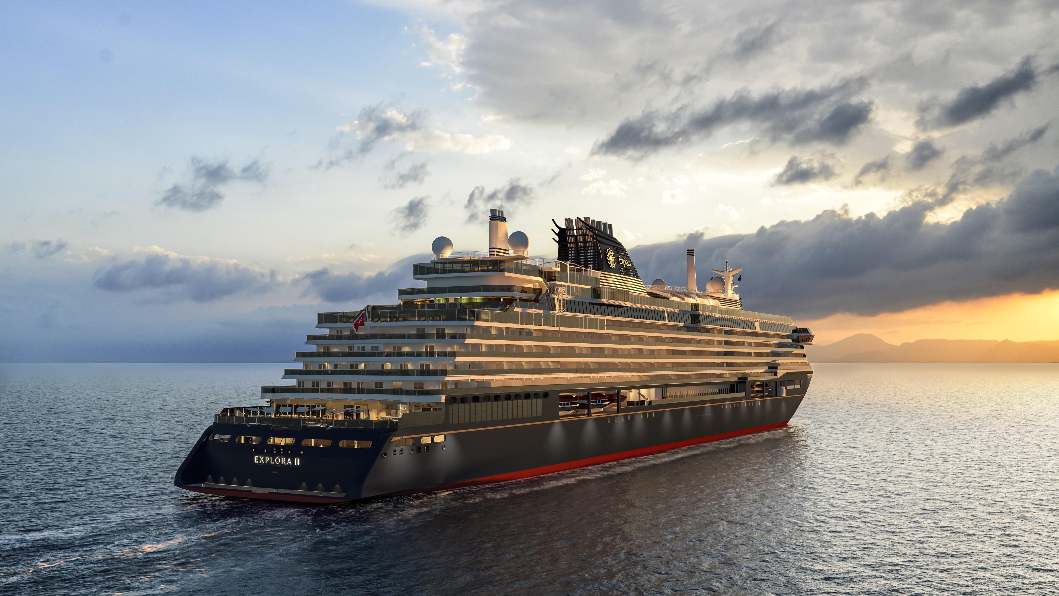 The ship EXPLORA III. Photo: Explora Journeys