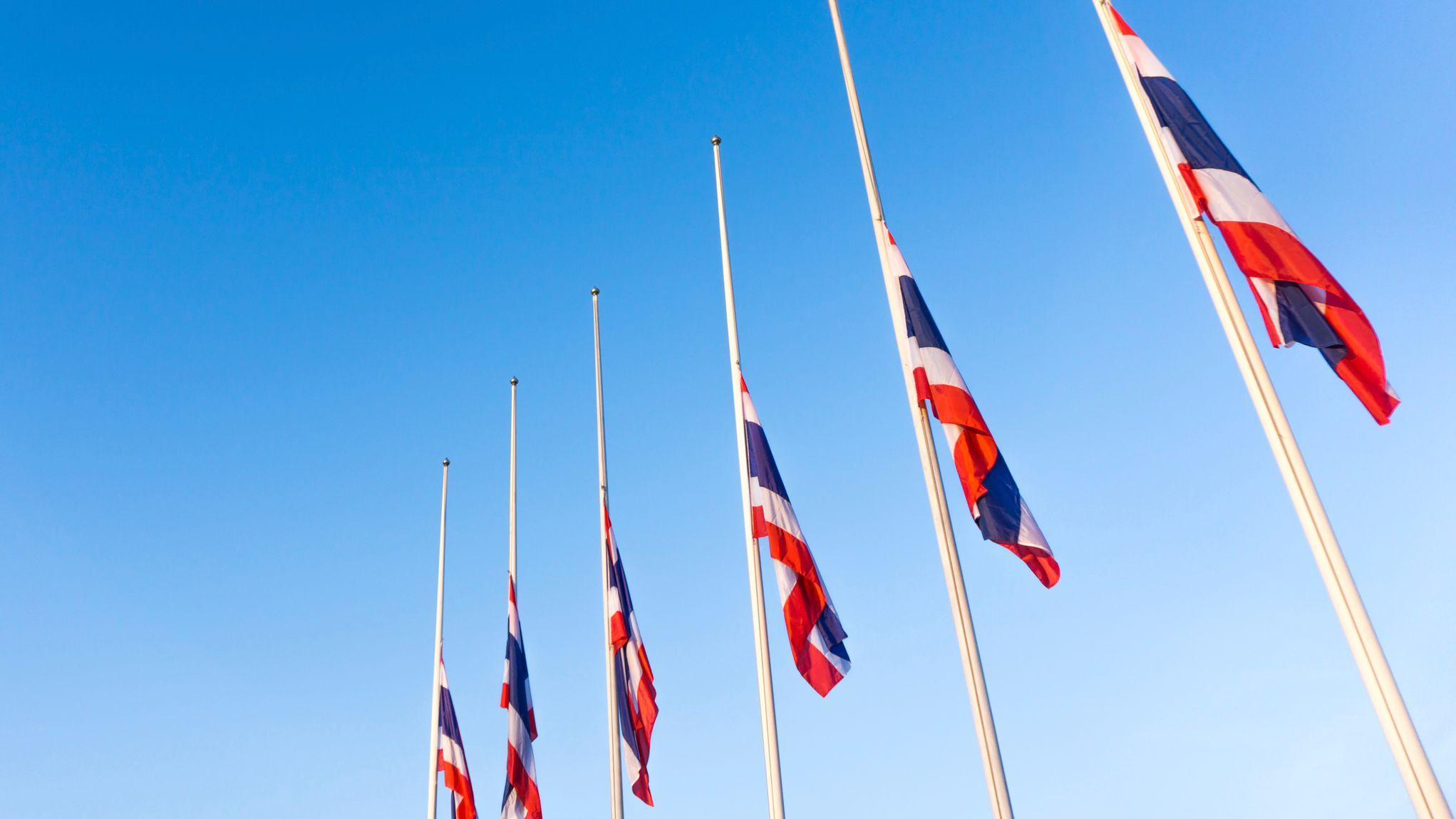 Thailand flags. Photo: Shutterstock