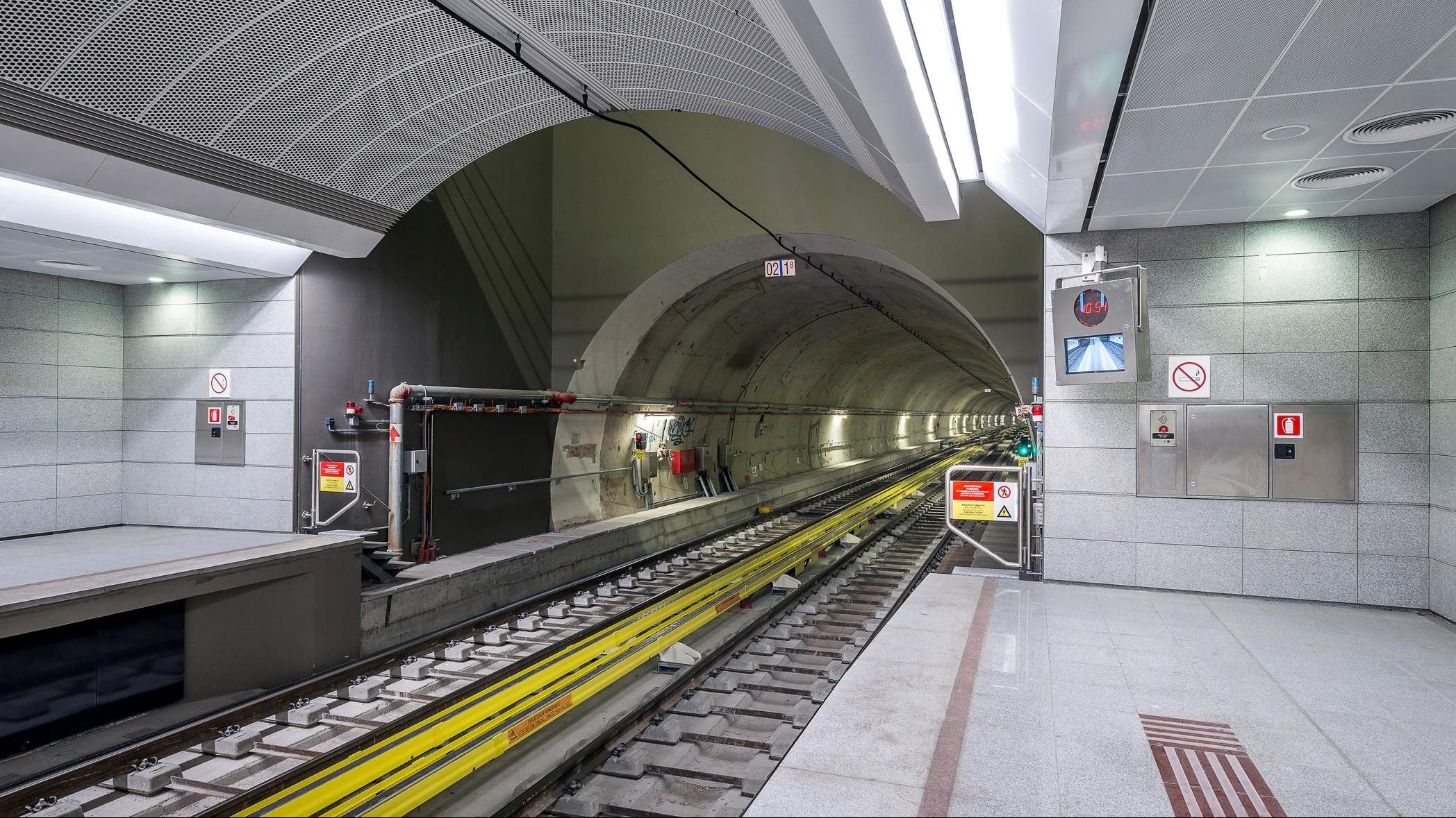 The metro in Thessaloniki. Photo: emetro.gr