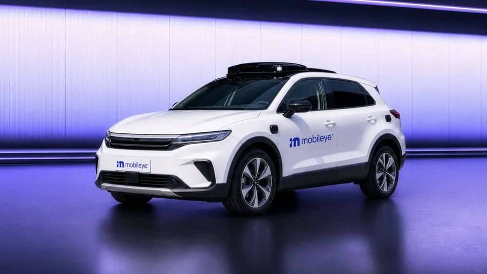 Mobileye's robotaxi. Photo: Mobileye