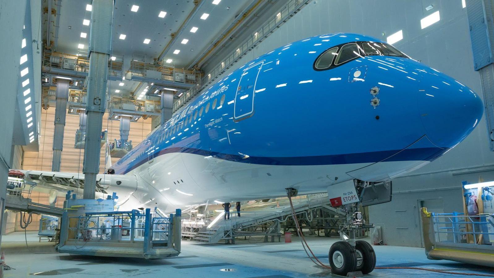 "Night Watch", KLM's first A350. Photo: KLM Royal Dutch Airlines
