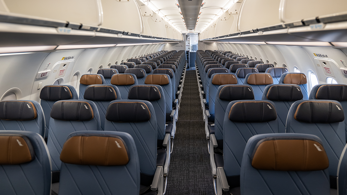 The retrofitted aircraft include American&rsquo;s new trim and finish throughout Main Cabin. Photo: American Airlines