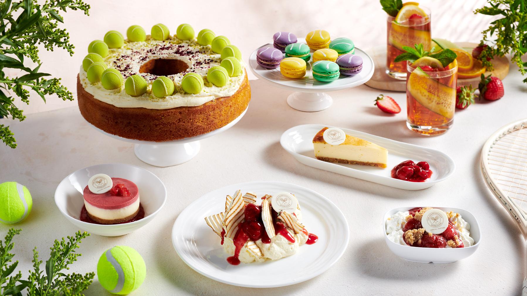 Wimbledon-inspired desserts. Photo: Emirates