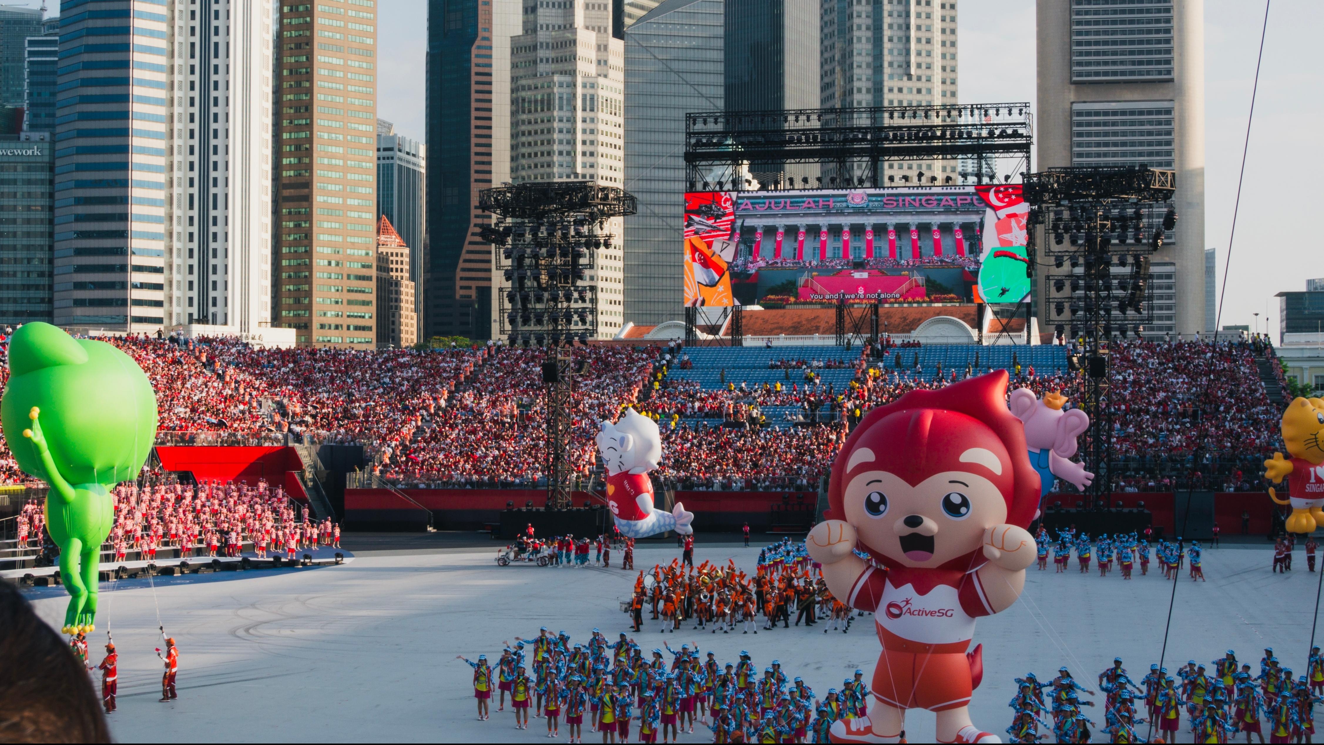 National Day Parade in Singapore. Photo: Photo: helloitsme_sr / Shutterstock.com