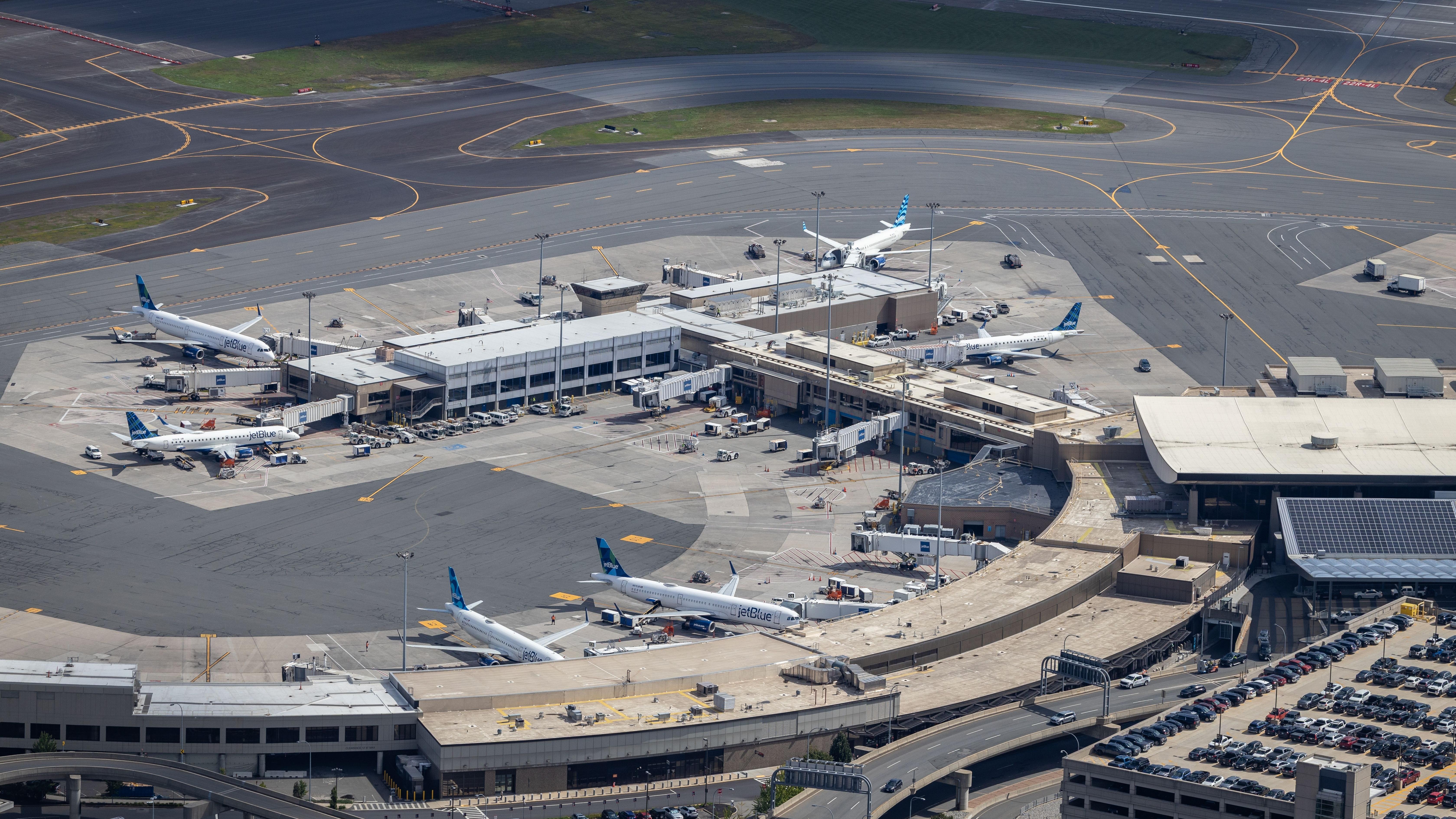 Boston Logan Airport. Photo: Wirestock Creators / Shutterstock.com