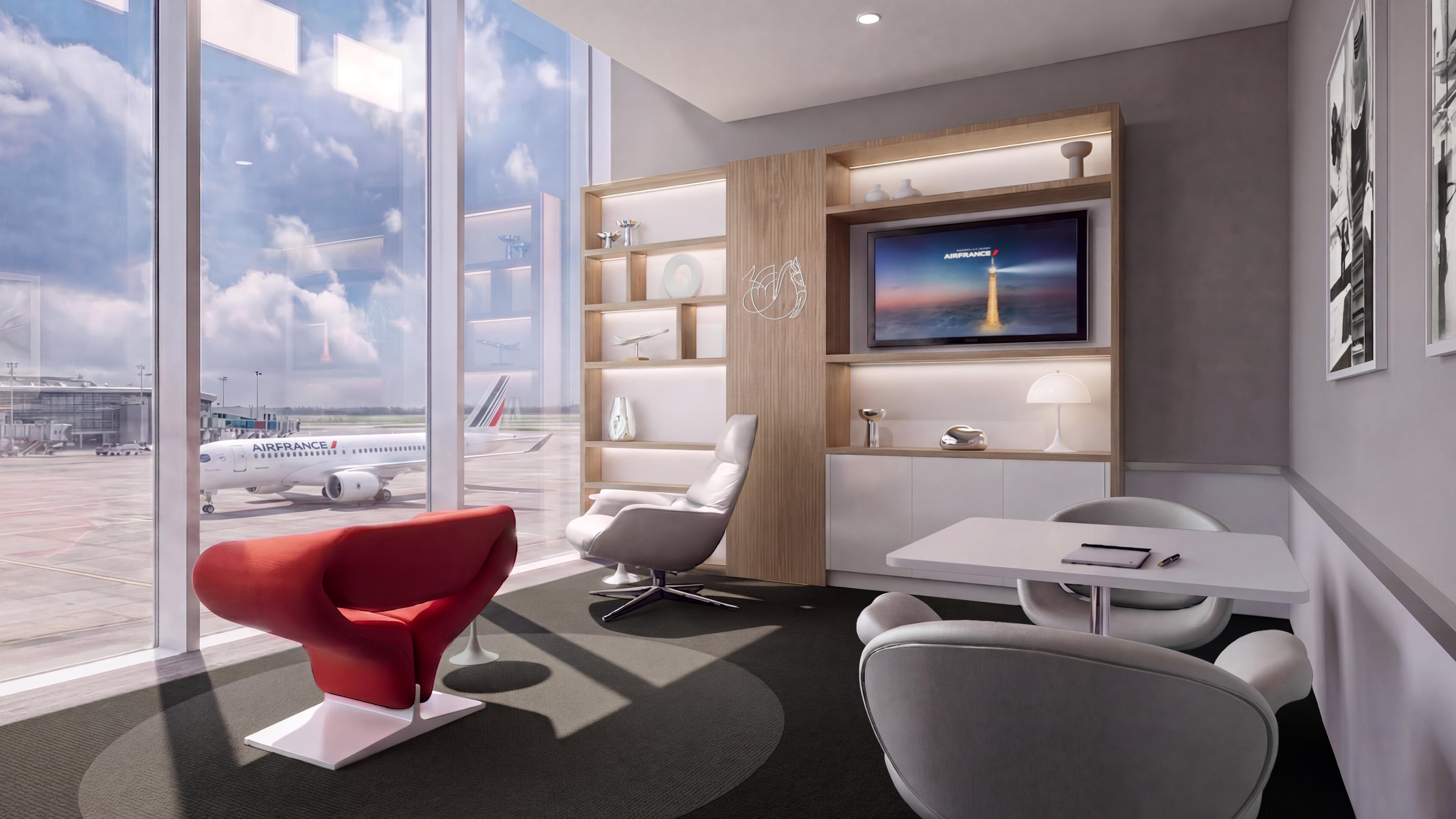 New Air France premium lounge at London Heathrow. Photo: &copy; Air France