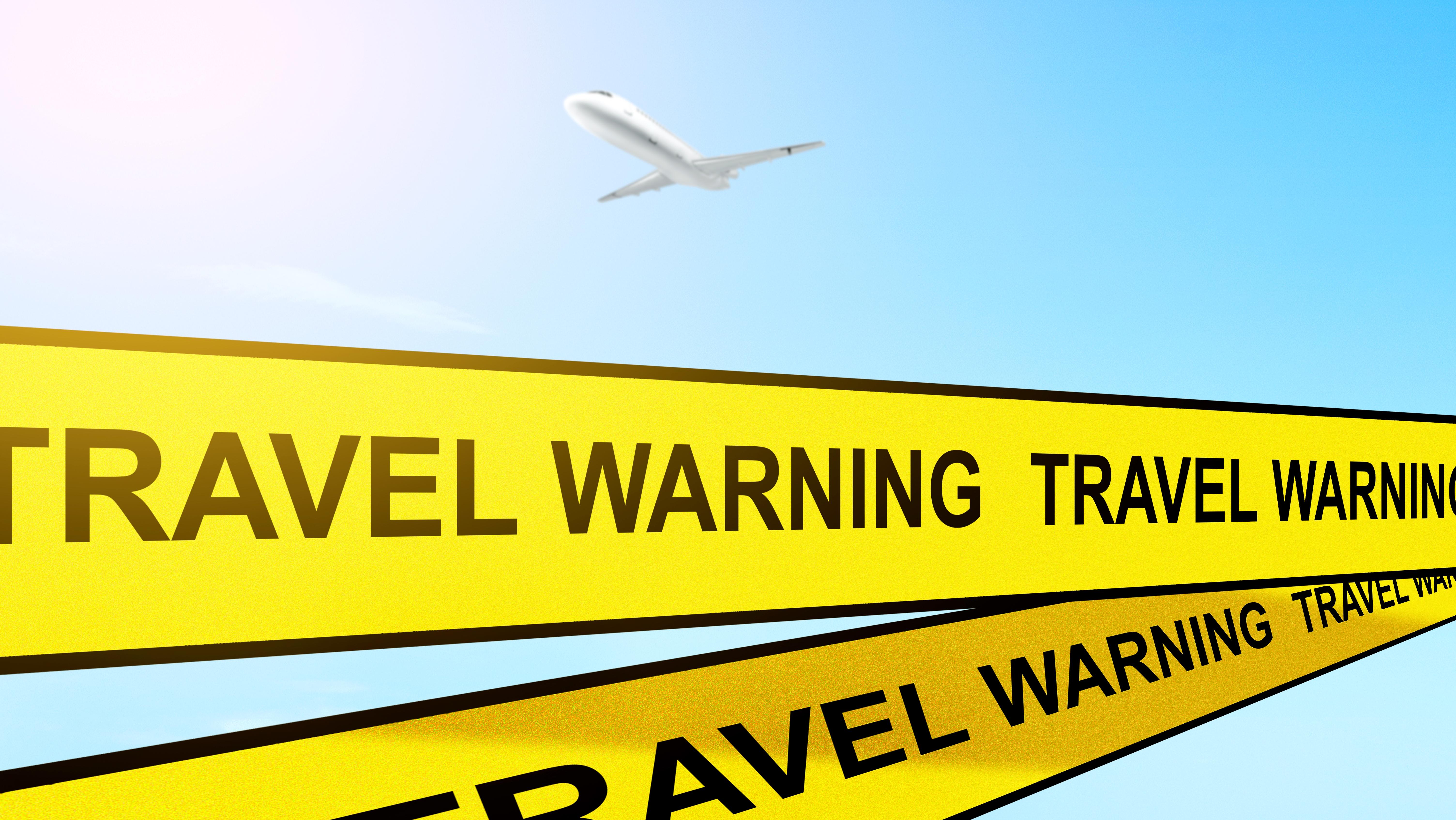 Level 4 US Travel advisories. Photo: Shutterstock