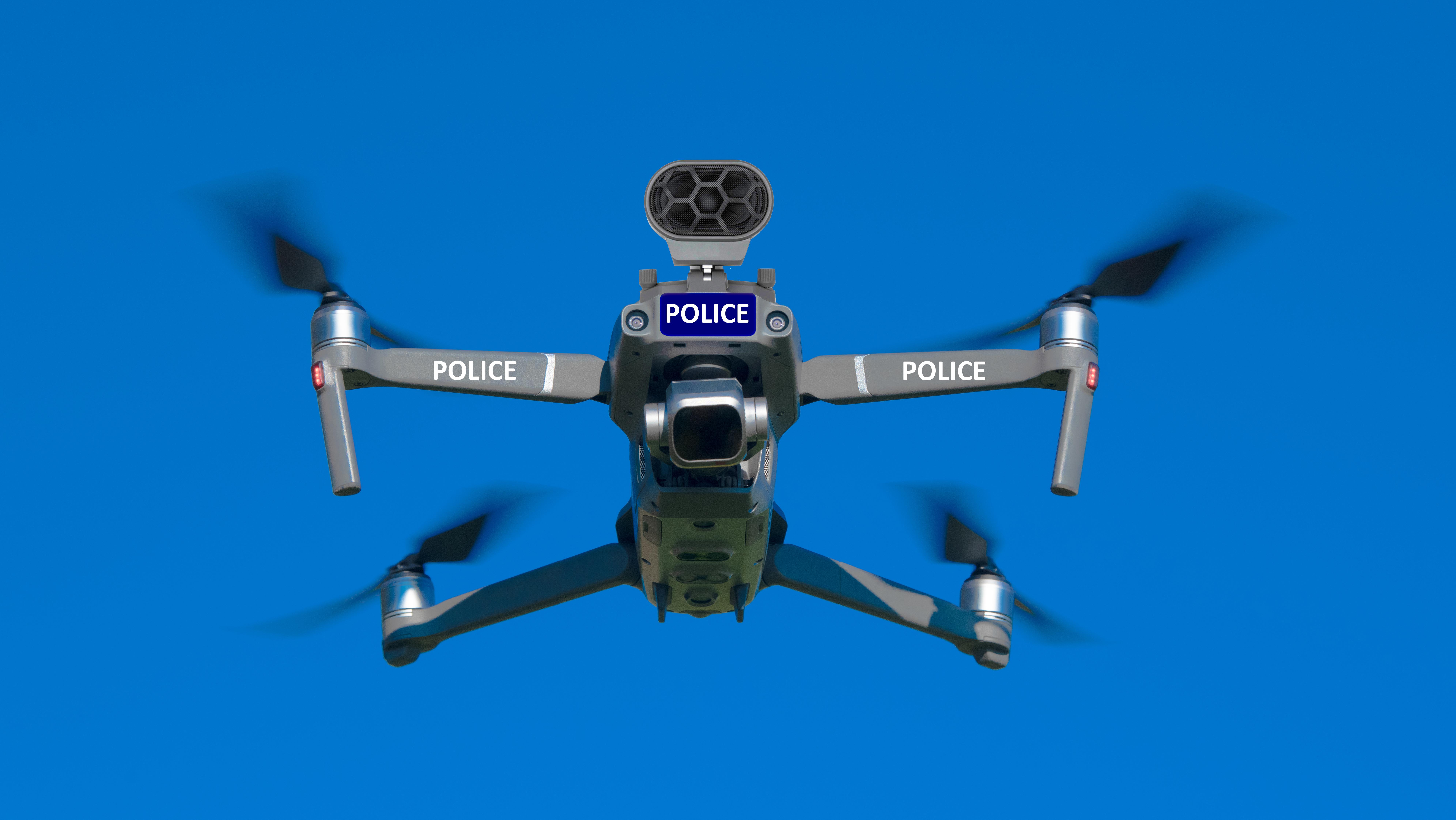 Police drone. Photo: Shutterstock