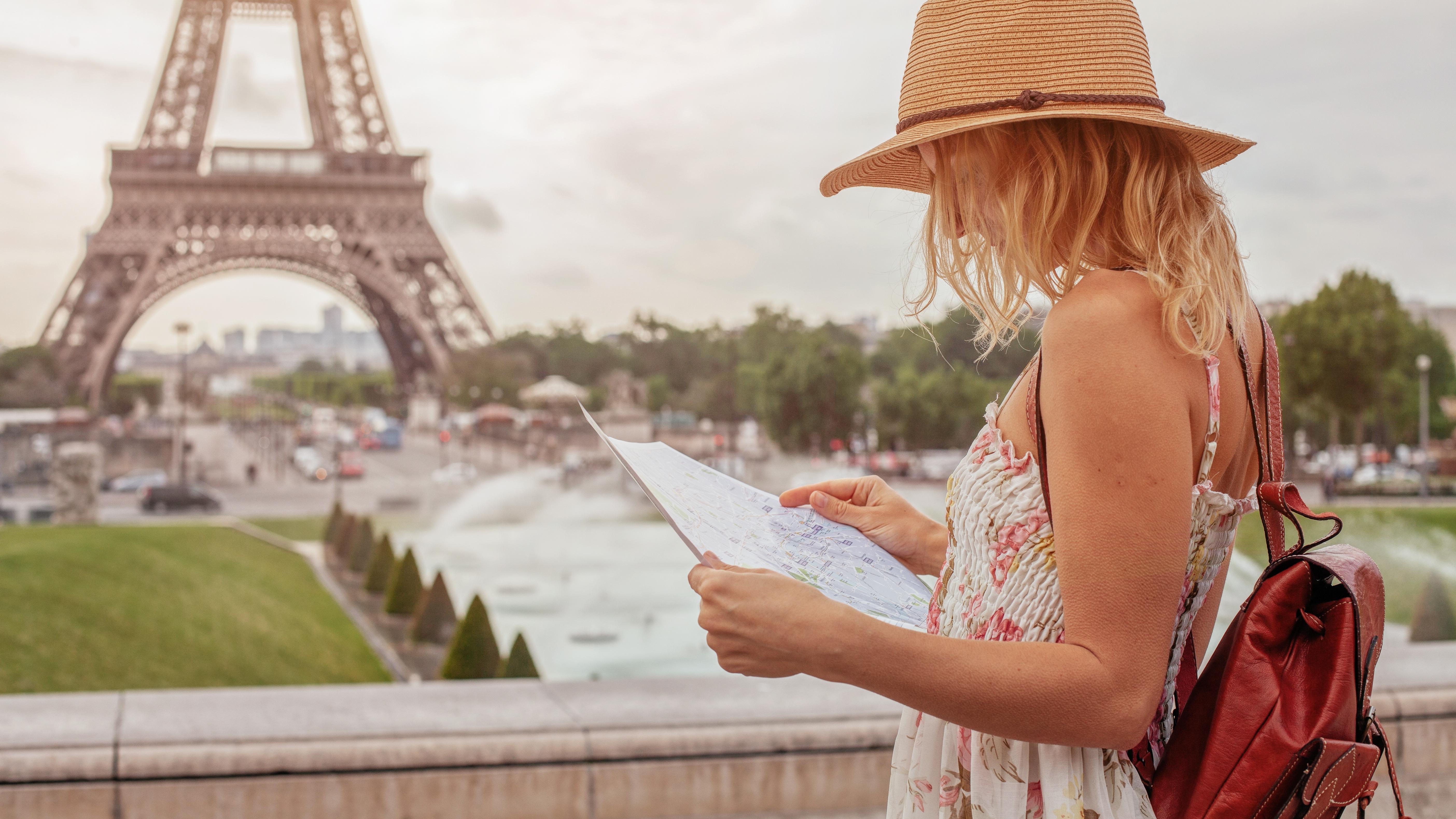 Tourist in Paris, France. Photo: Shutterstock