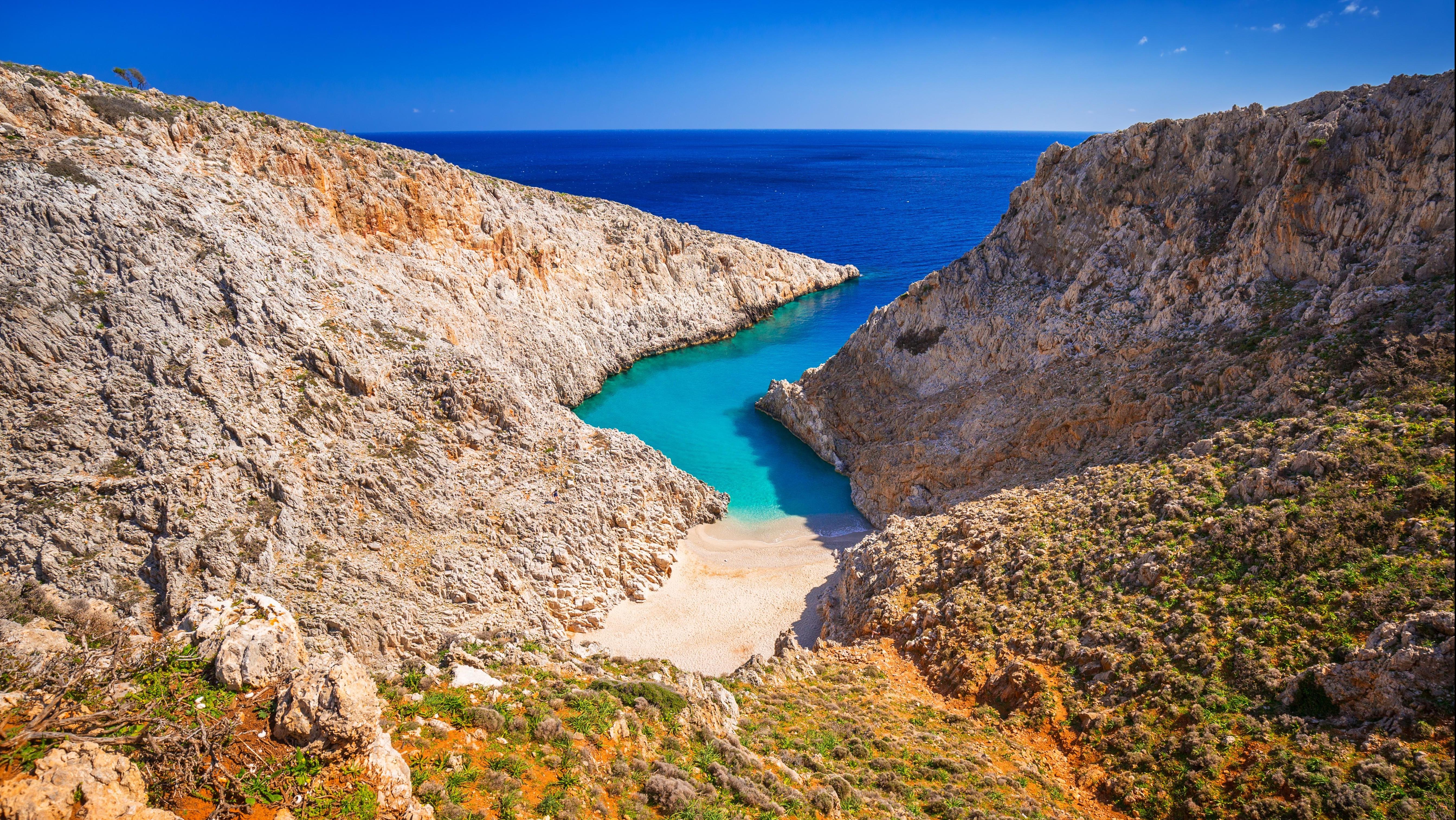 Seitan Limani Beach in Crete. Photo: Shutterstock