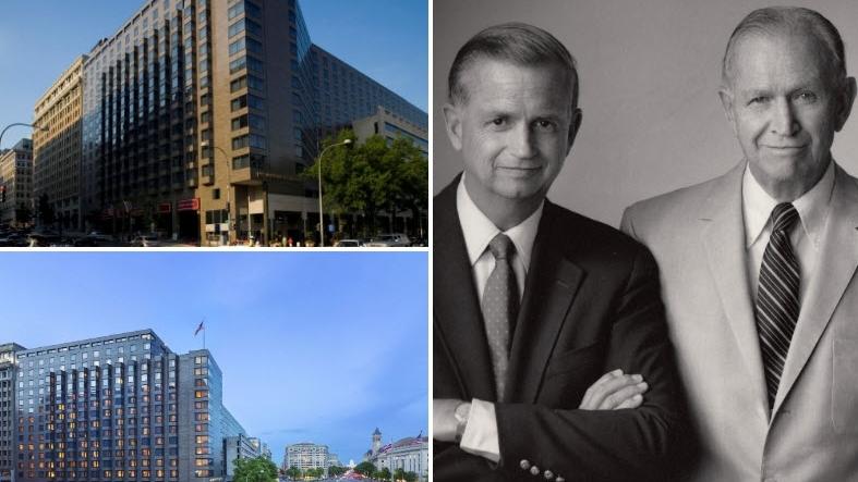 JW Marriott Washington, D.C., Bill Marriott and J.W. Marriott, Sr. Photo: Marriot 