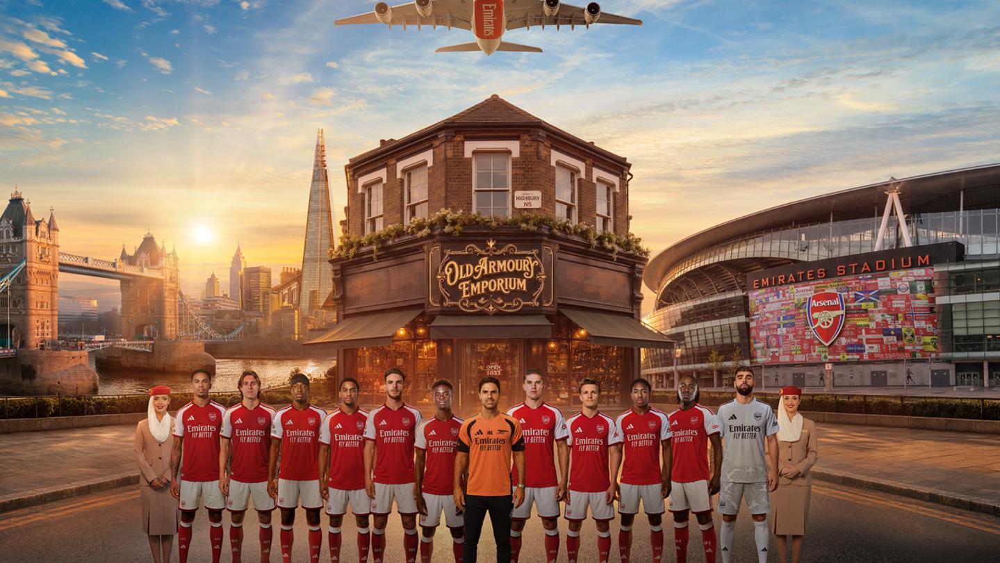 Emirates and Arsenal expend partnership. Photo: Emirates
