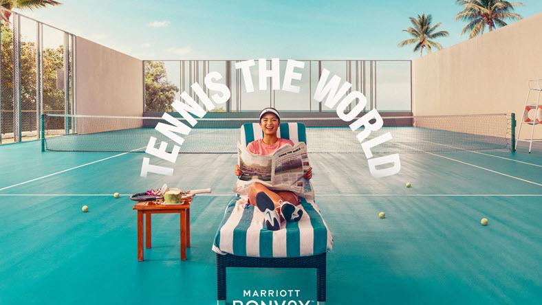 New face of Tennis the World Campaign in Asia Pacific. Photo: Marriot