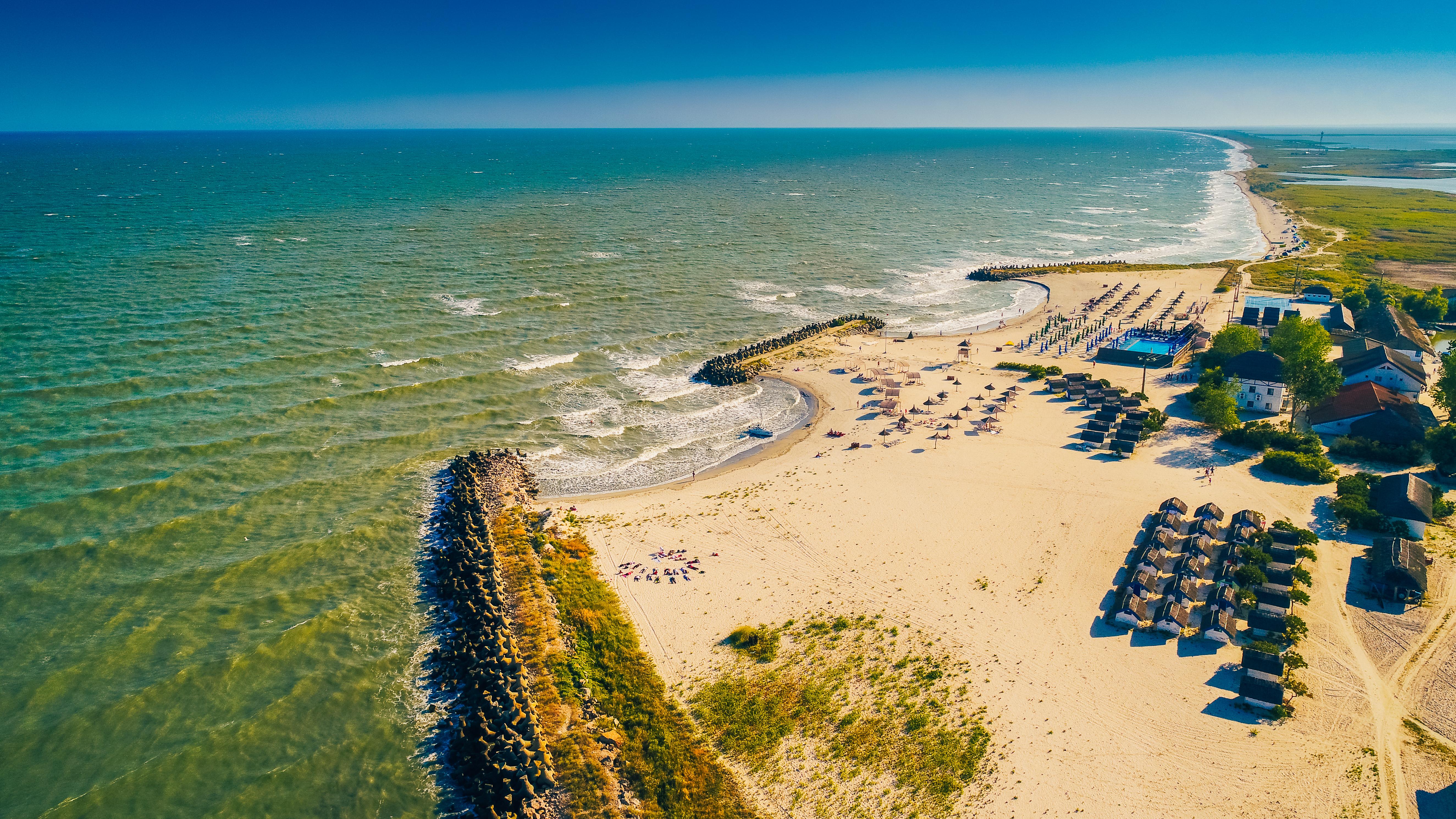 Beach at Gura Portitei. Photo: Shutterstock