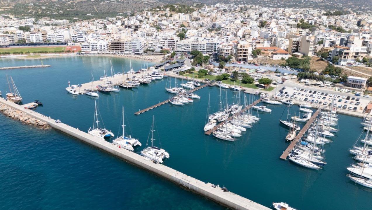 The new marina in Crete. Photo: Hellenic Ministry of Tourism