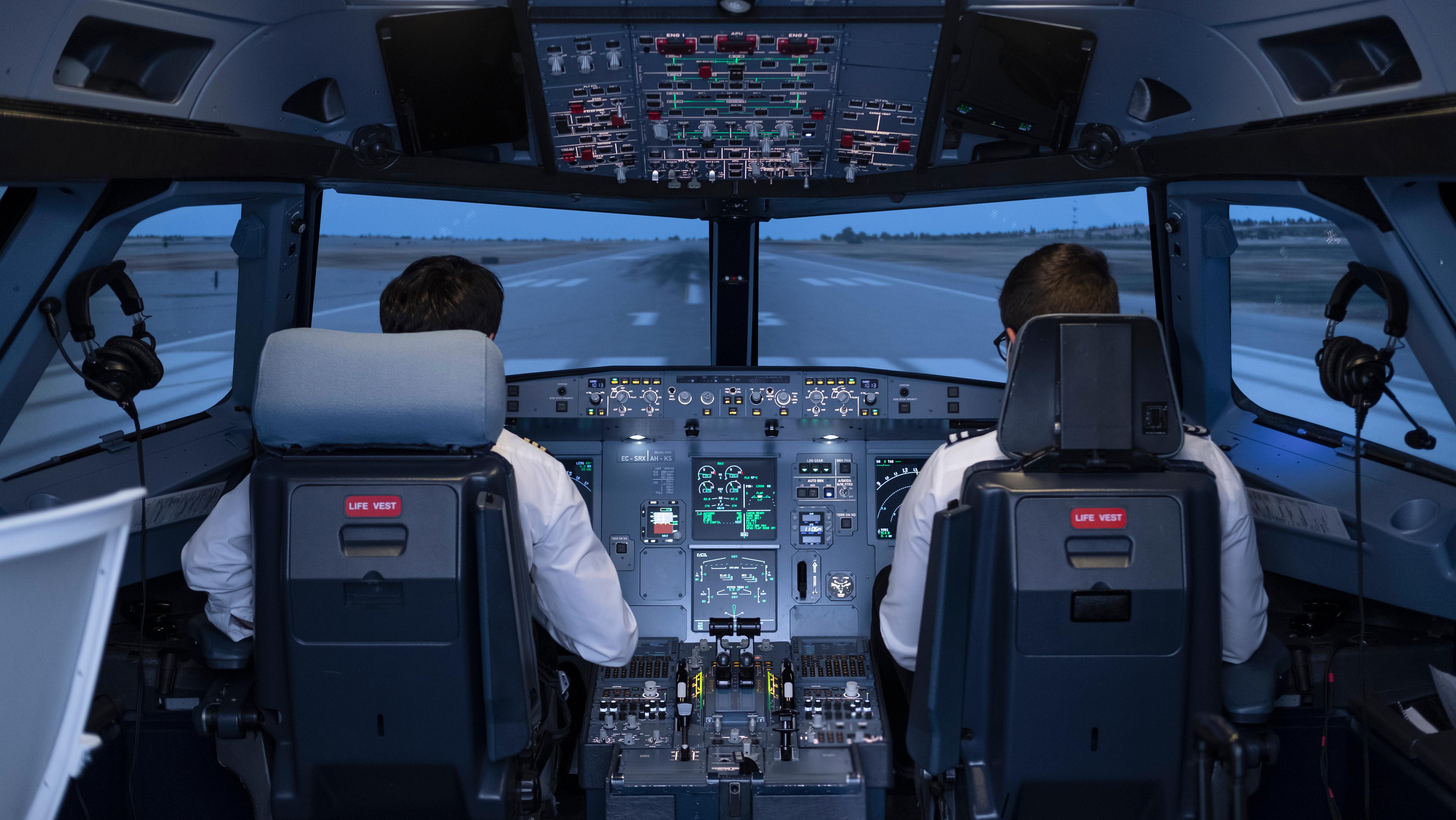 Flight simulator. Photo: Shutterstock