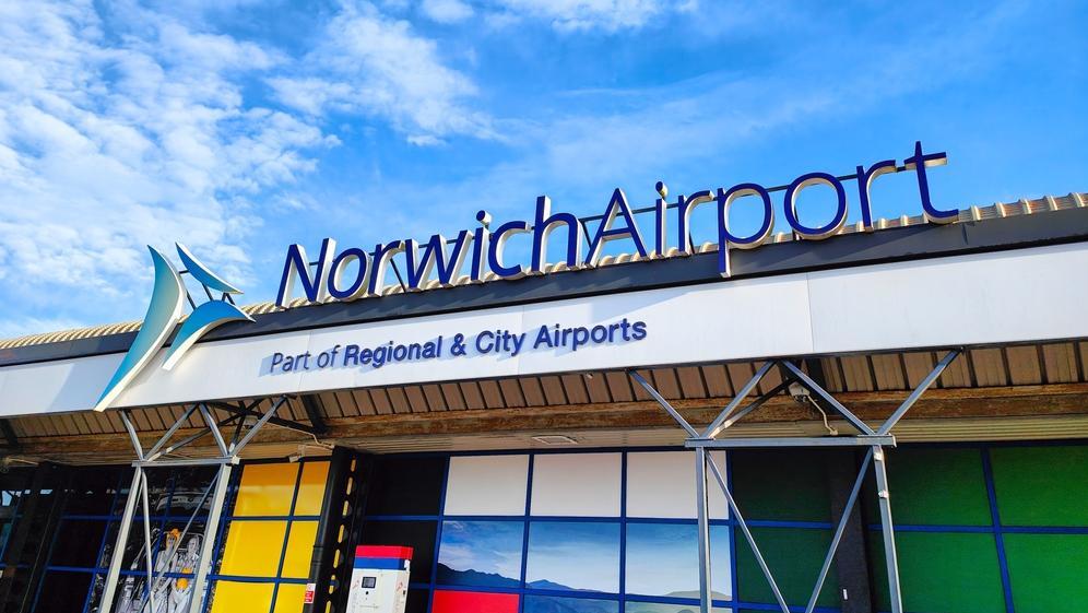 Norwich Airport. Photo: Shutterstock