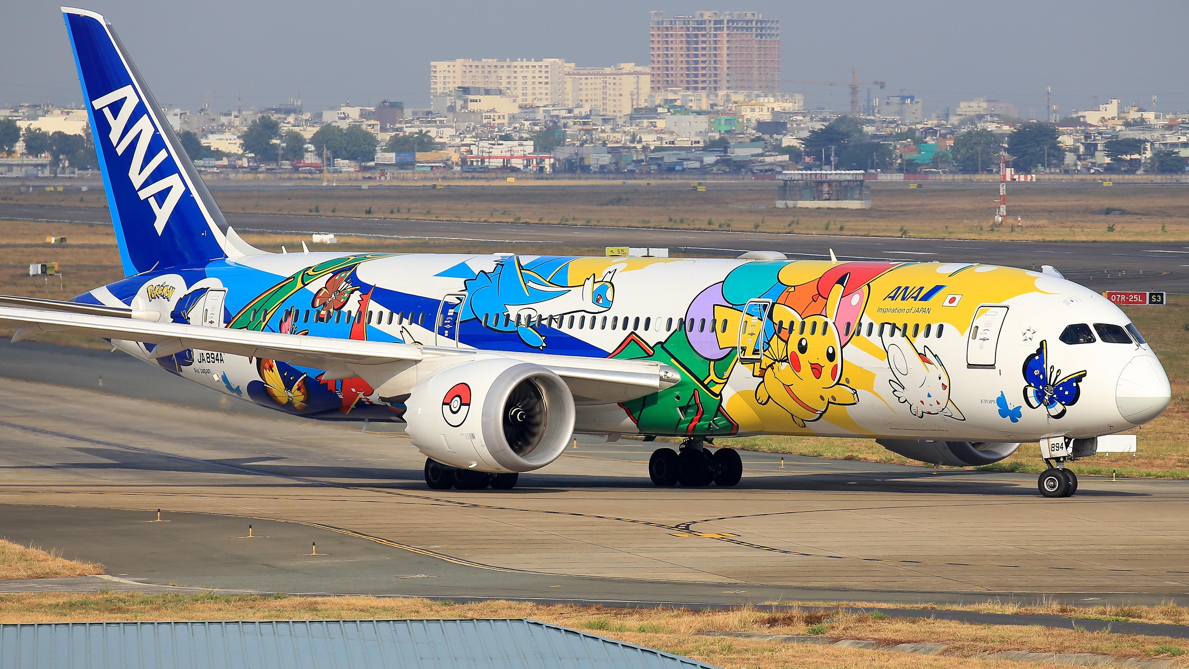 Pokemon aircraft (ANA). Photo: Phung Quang Minh / Shutterstock.com
