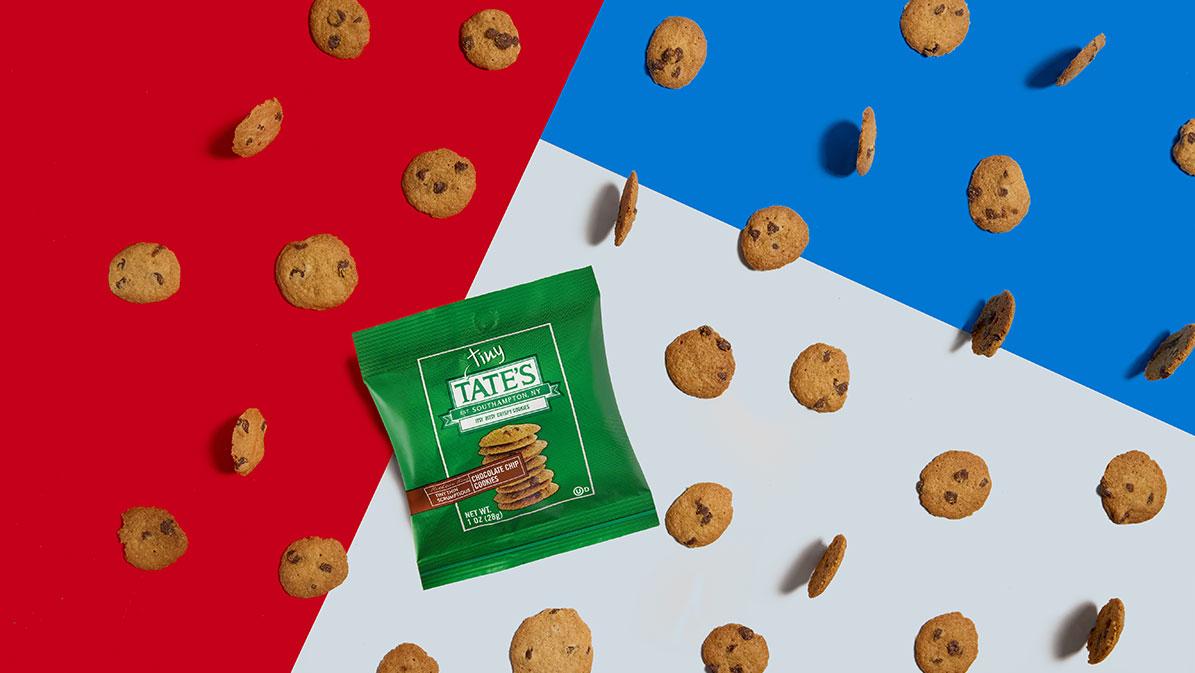Tate&rsquo;s Bake Shop chocolate chip cookies. Photo: American Airlines