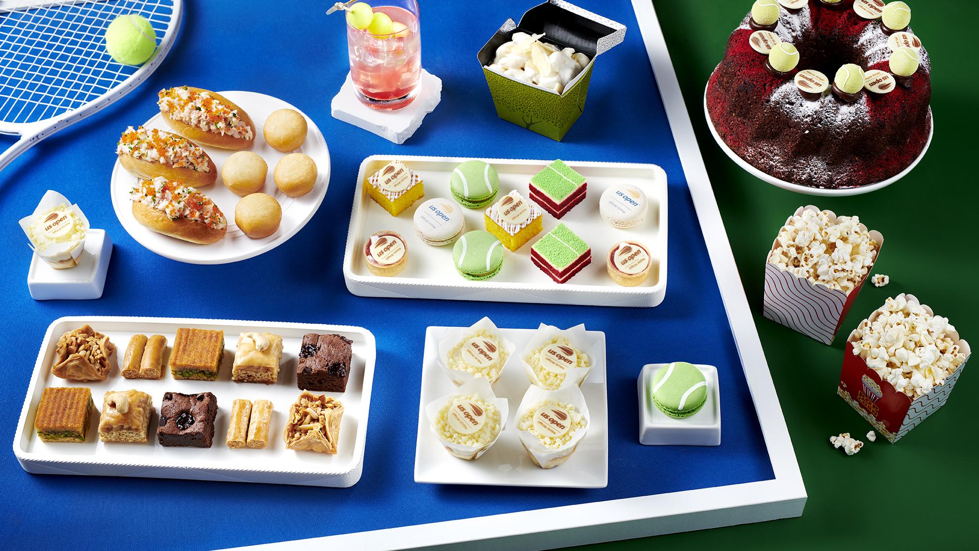 Specially curated dishes and themed offerings at U S Open. Photo: Emirates