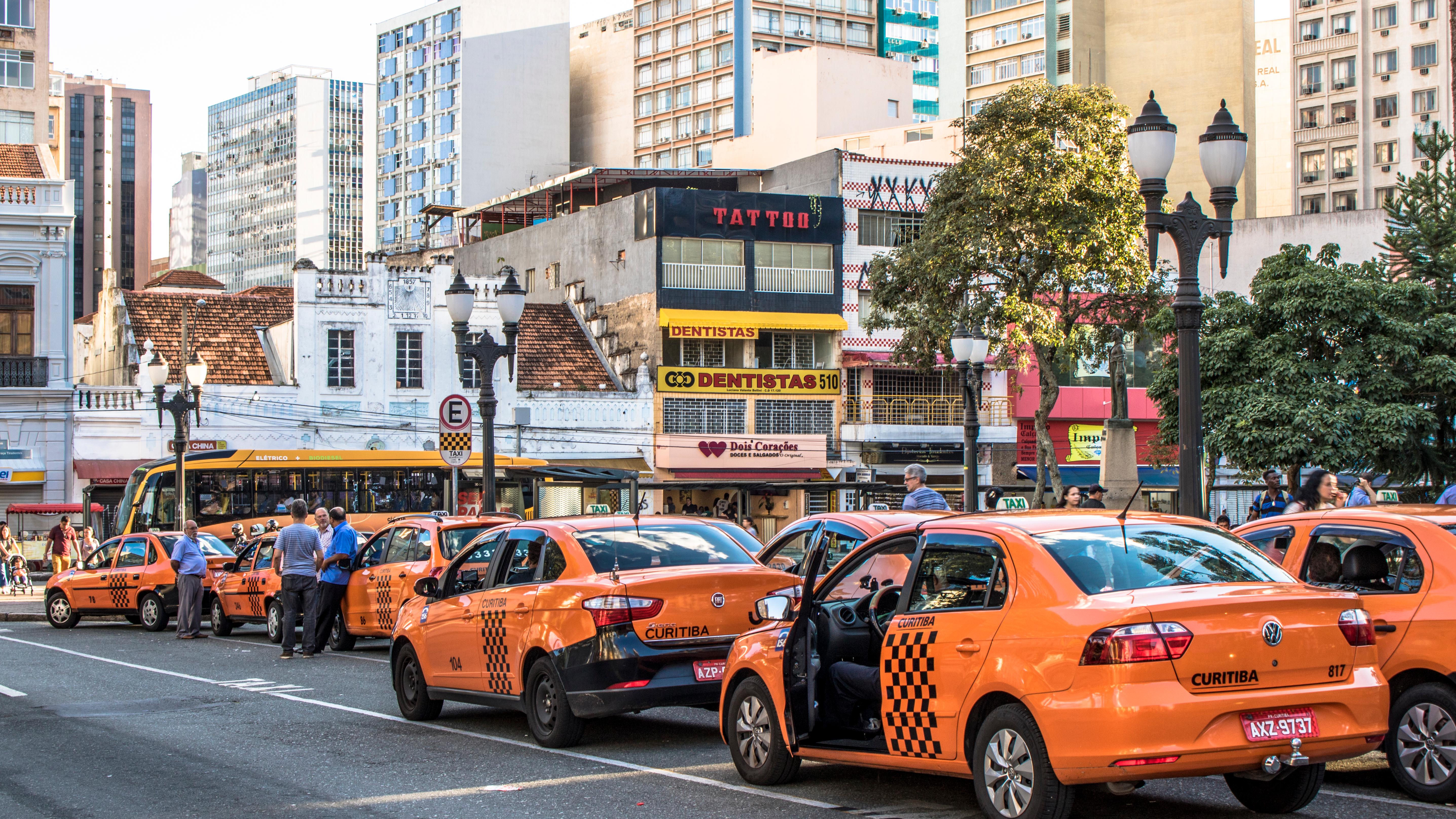 Taxis in Brazil. Photo: Alf Ribeiro / Shutterstock.com