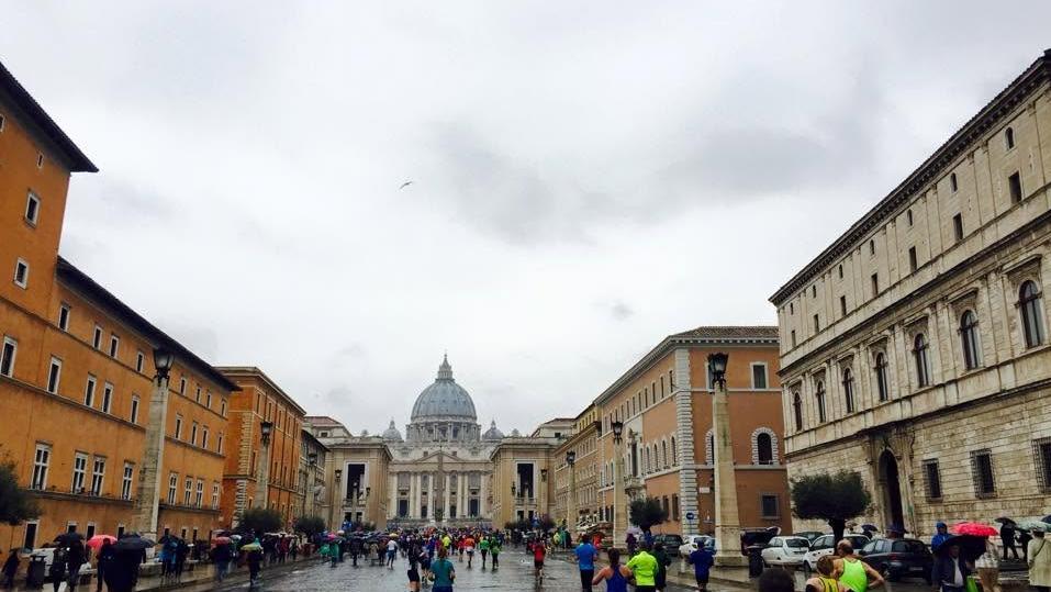 Rome in the rain. Photo: Nimrod Lotem