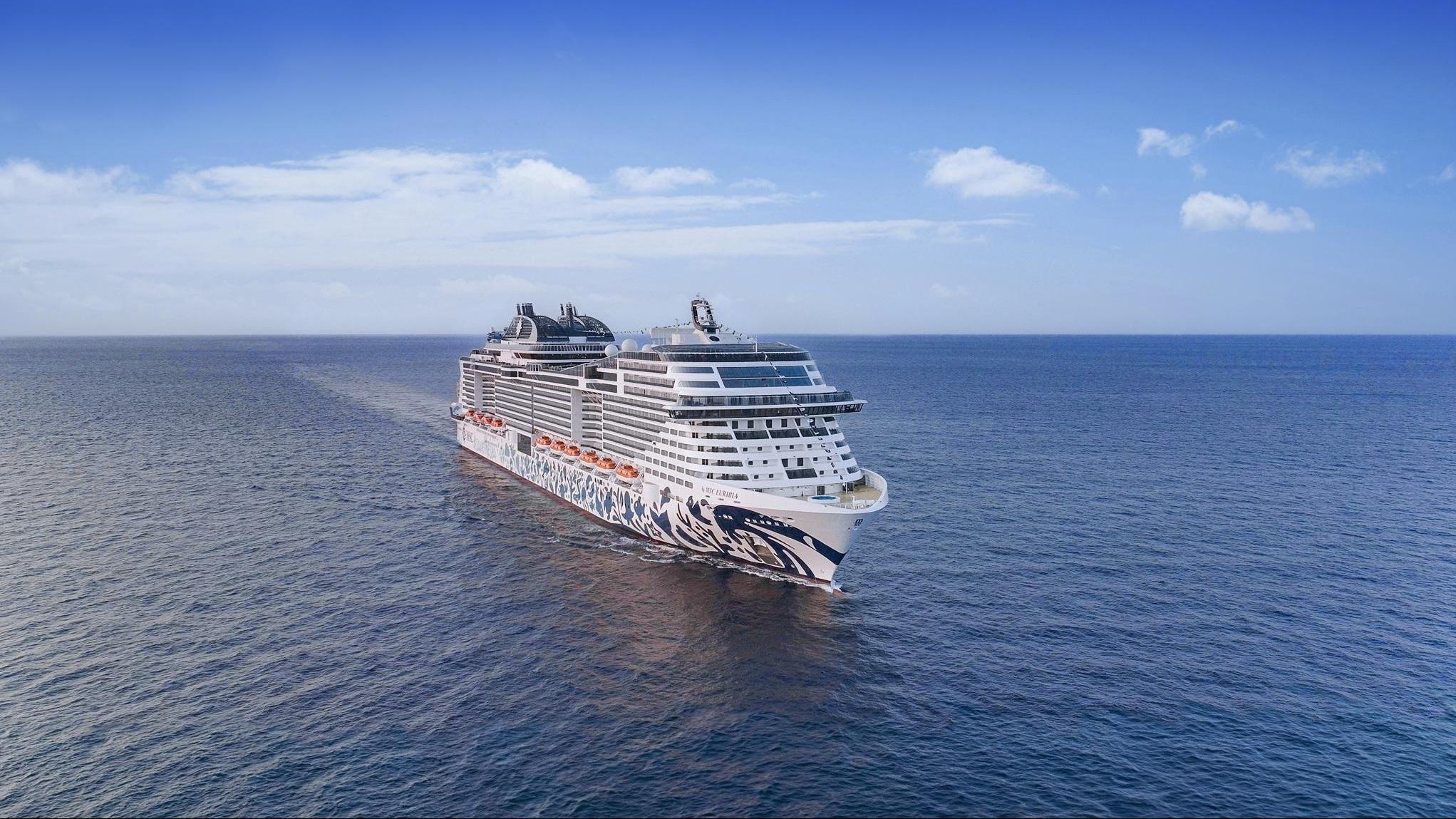 The MSC Euribia will sail to the Canary Islands and Madeira. Photo: MSC Cruises